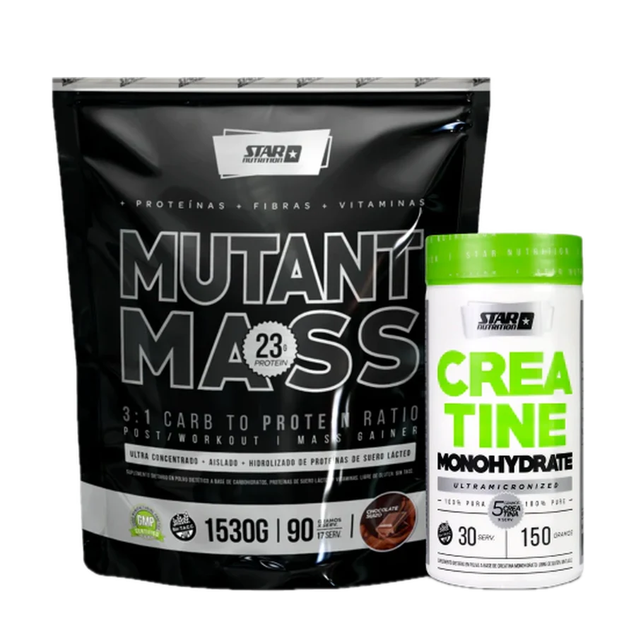 Combo: Mutant 1,5kg + Creatina 150gr