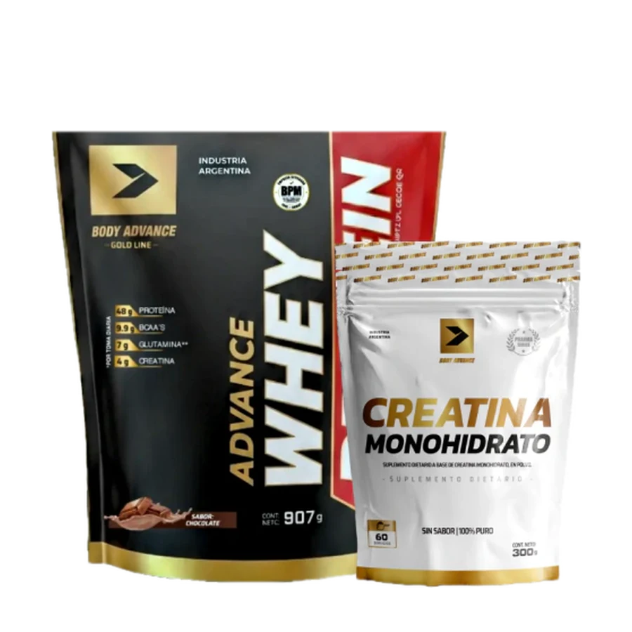 Combo: Proteína 2lb Doy Pack+ Creatina 300gr Doypack