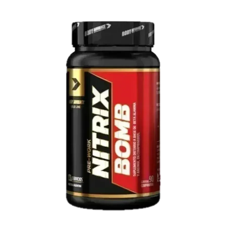 Nitrix Bomb 90 Comprimidos Vasodilatador x 45 Servicios