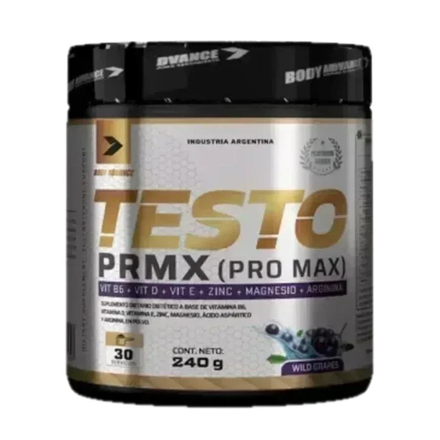 Testo Pro Max 240 grs (30 Servicios) Magnesio Vitamina B6 Zinc