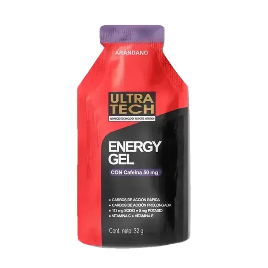 Energy Gel Con Cafeína Ultra Tech - caja x 12 geles