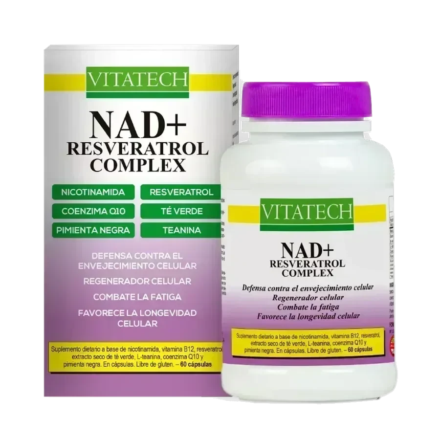Vitatech NAD+ Resveratrol Complex x 60 cápsulas