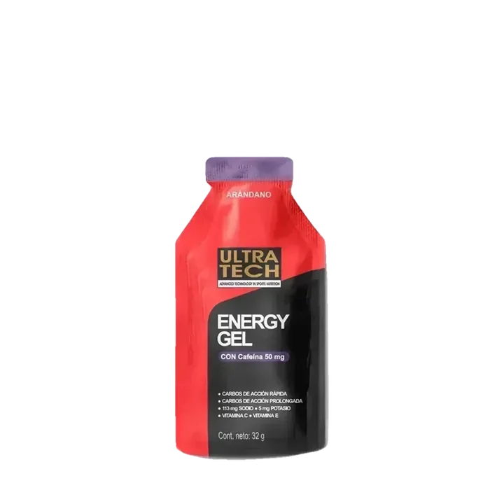 Energy Gel Con Cafeína Ultra Tech - caja x 12 geles