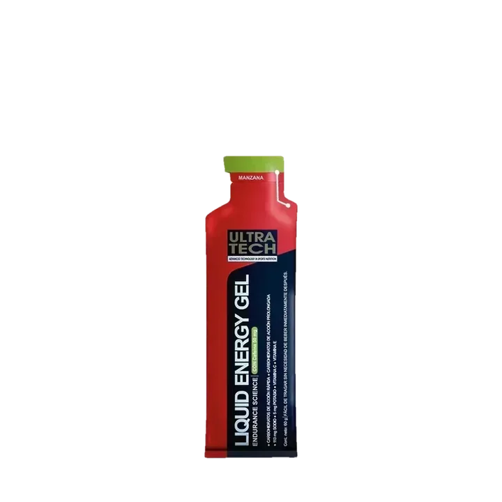 Liquid Energy Gel Con Cafeína Ultra Tech - caja x 12 geles