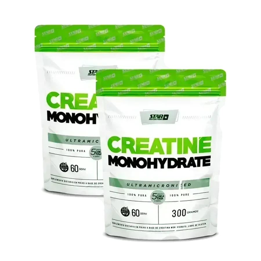 Combo Creatina Doypack sin sabor 300 gramos x2 unidades