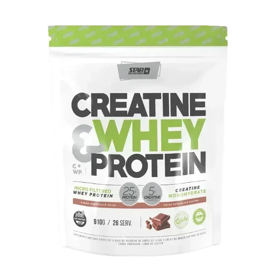 Creatine & Whey Protein - Creatina con Proteína 910 Gramos