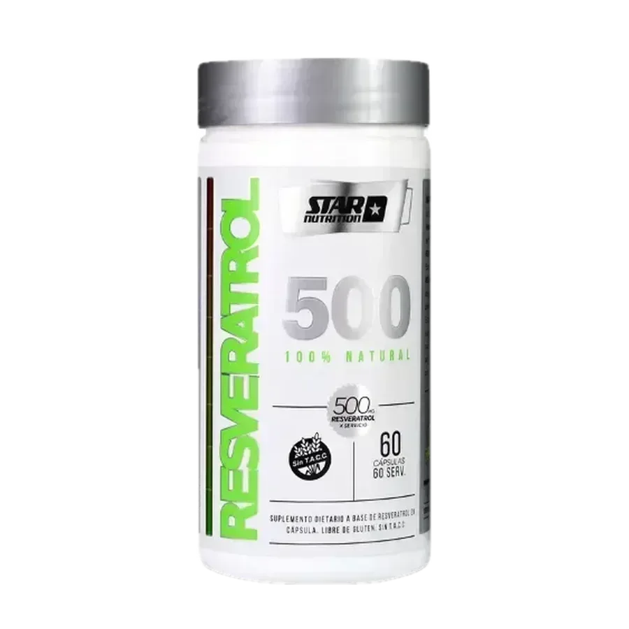 Resveratrol 500 - 60 Cápsulas