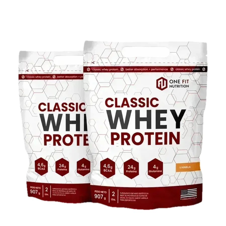 2 x Proteína Classic Whey Protein - 2 Lbs