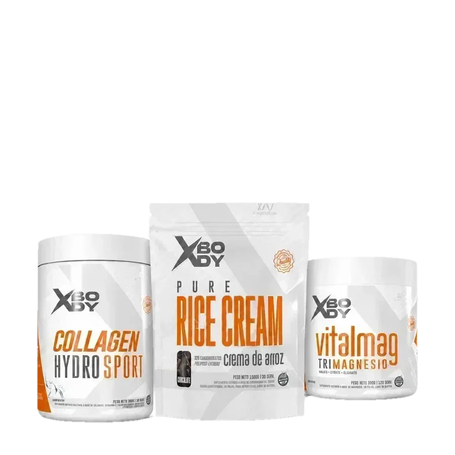 Combo deportivo: Colágeno Hydrosport + Pure Rice Cream + Vitalmag (10%OFF)