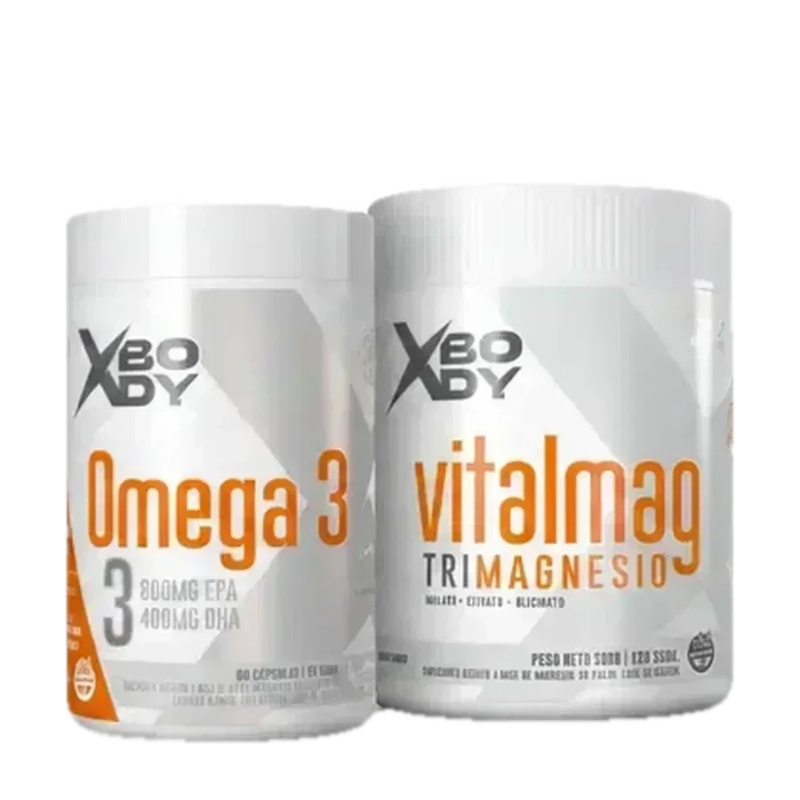 Combo salud integral: Omega 3 + Trimagnesio Vitalmag (15% OFF)