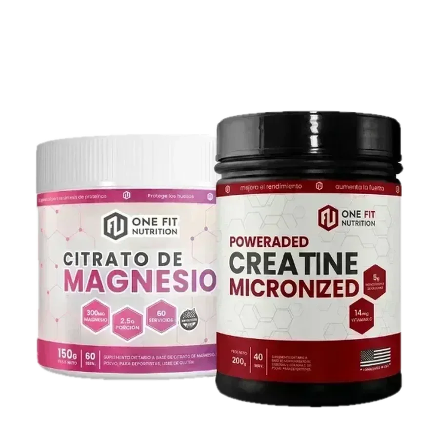 Creatina 200Grs + Citrato de Magnesio 150Grs