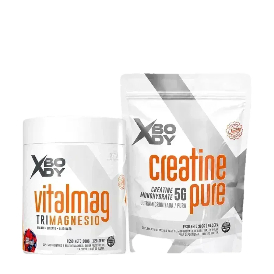 Creatina Pura 300g + Vitalmag Trimagnesio