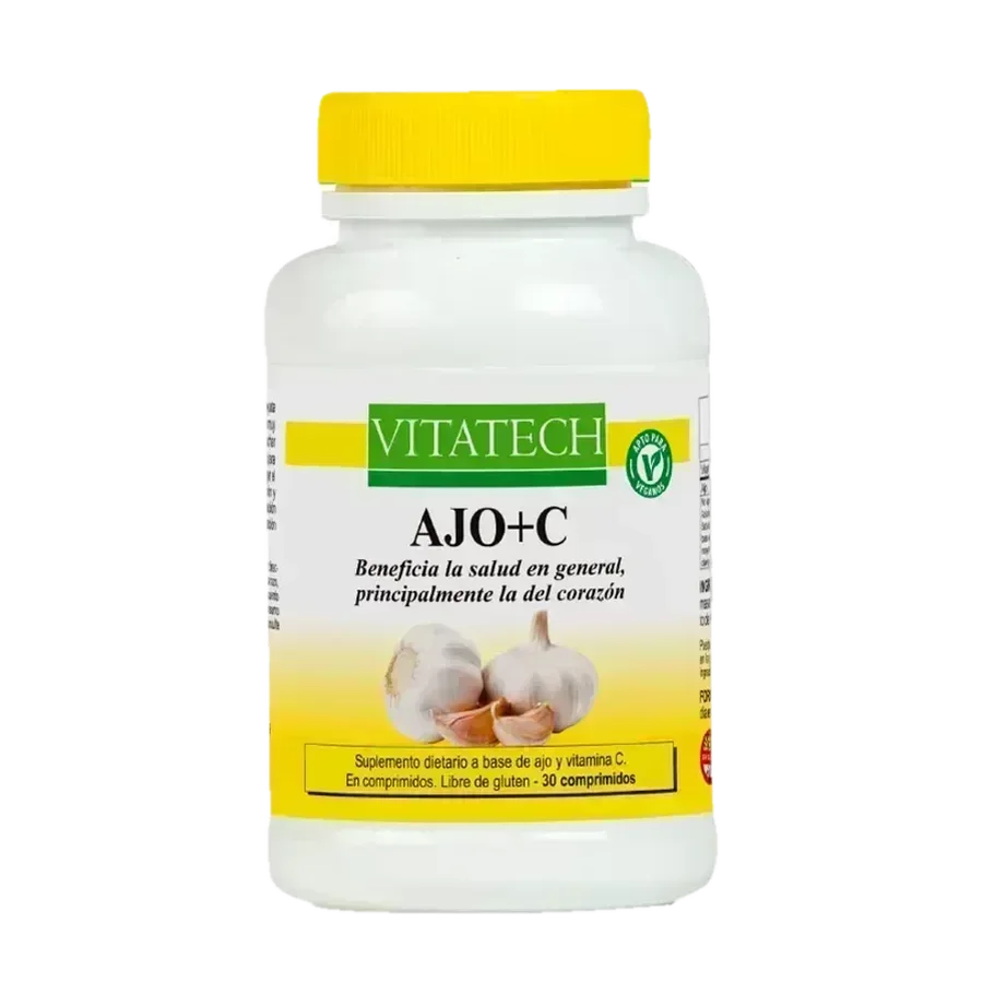 Vitatech Ajo + C x 30 Comprimidos