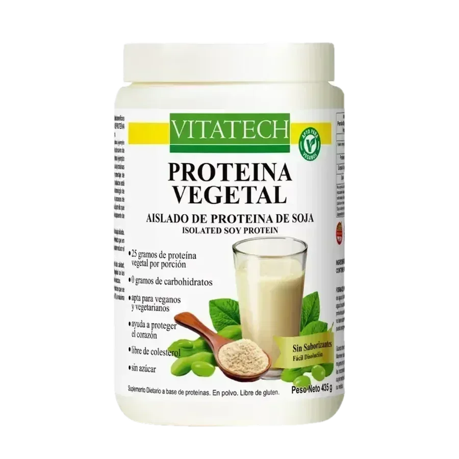 Vitatech Proteína vegetal, Aislado de Soja No Transgénica