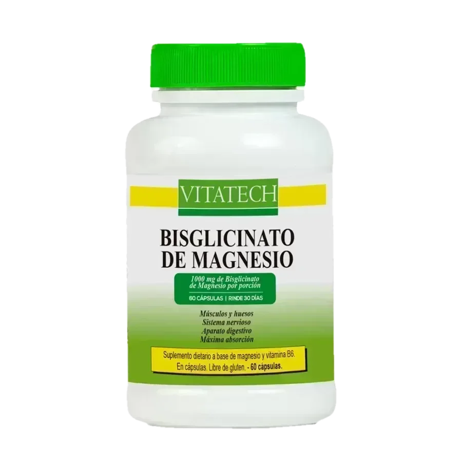 Vitatech Bisglicinato de Magnesio x 60 cápsulas