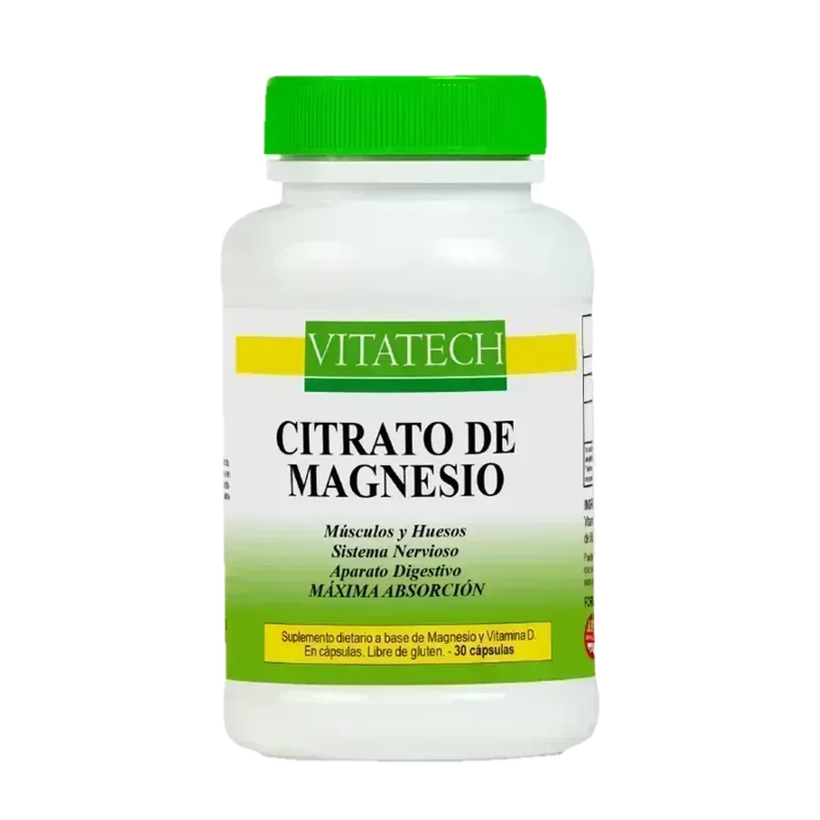 Vitatech Citrato de Magnesio x 30 cápsulas