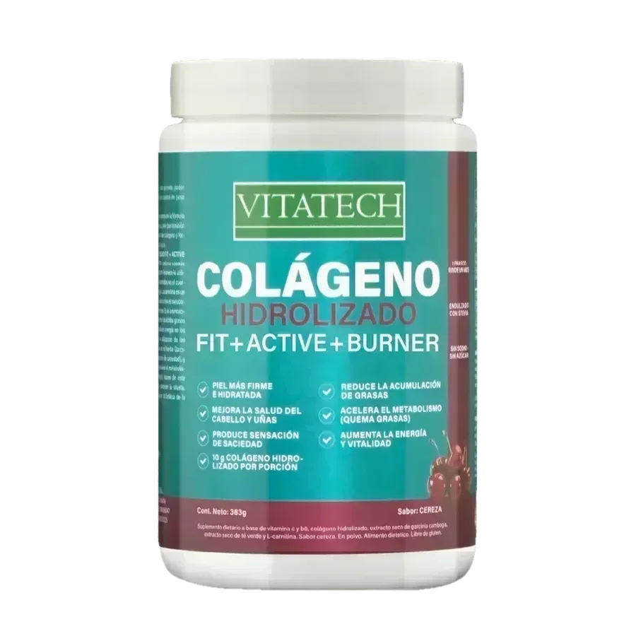 Vitatech Colágeno Hidrolizado Fit + Active + Burner x 383g