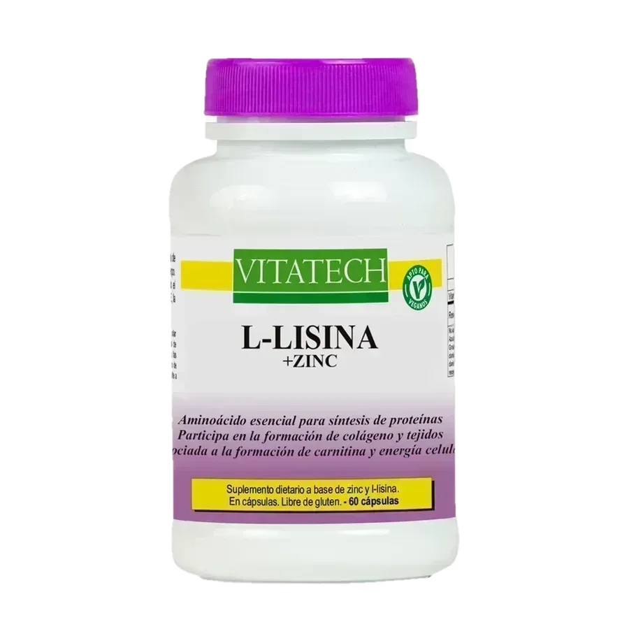 Vitatech L-Lisina + Zinc