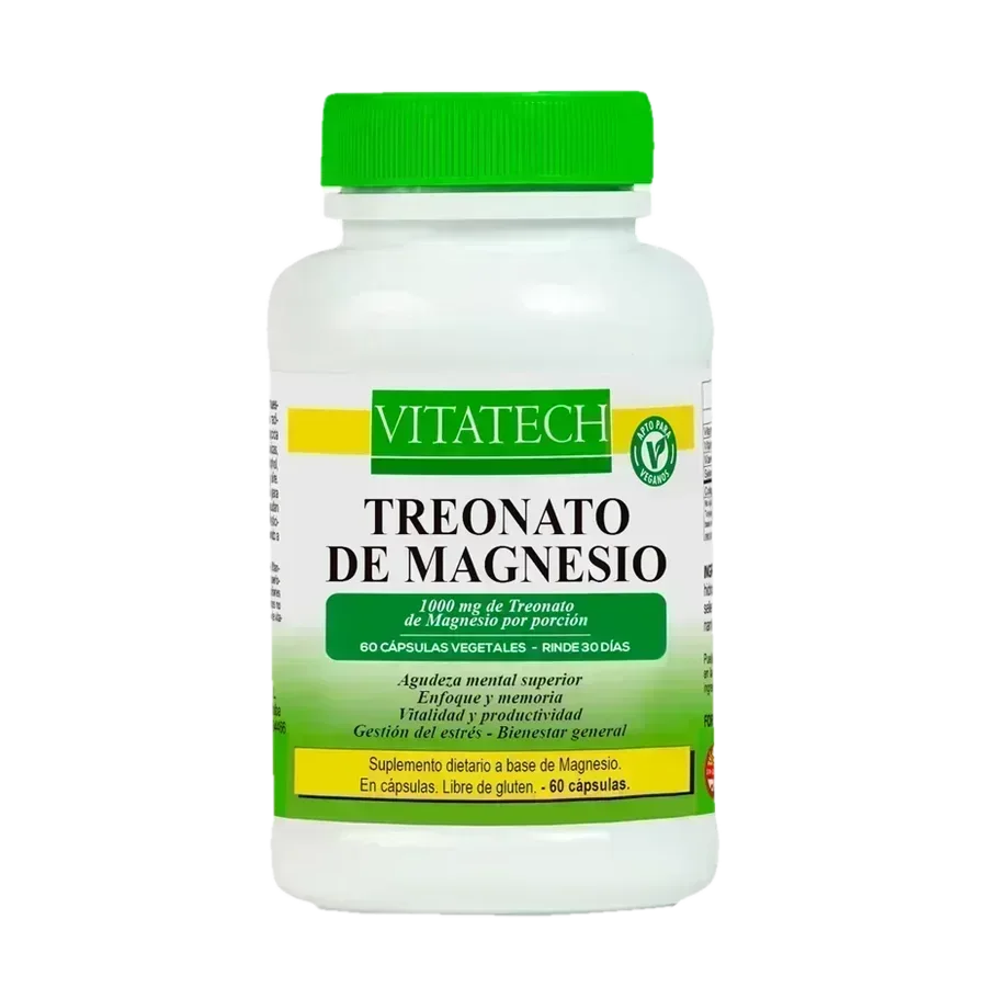 Vitatech Treonato de magnesio x 60 caps