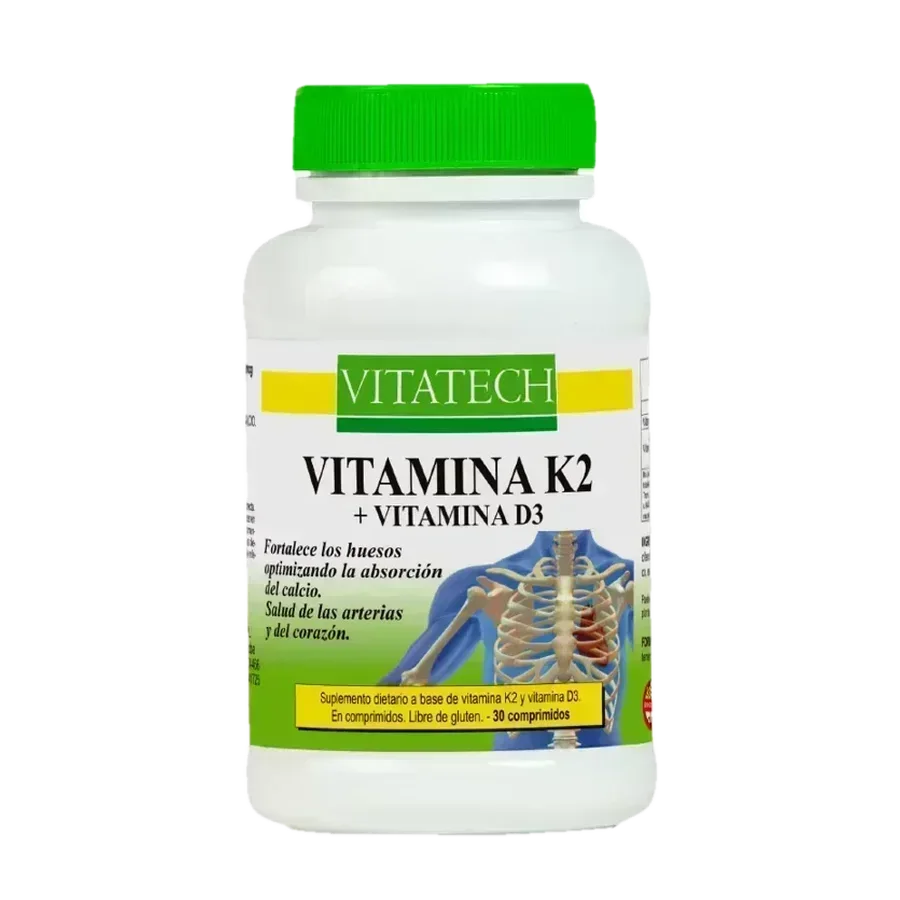 Vitatech Vitamina K2 + Vitamina D3 x 30 Comprimidos
