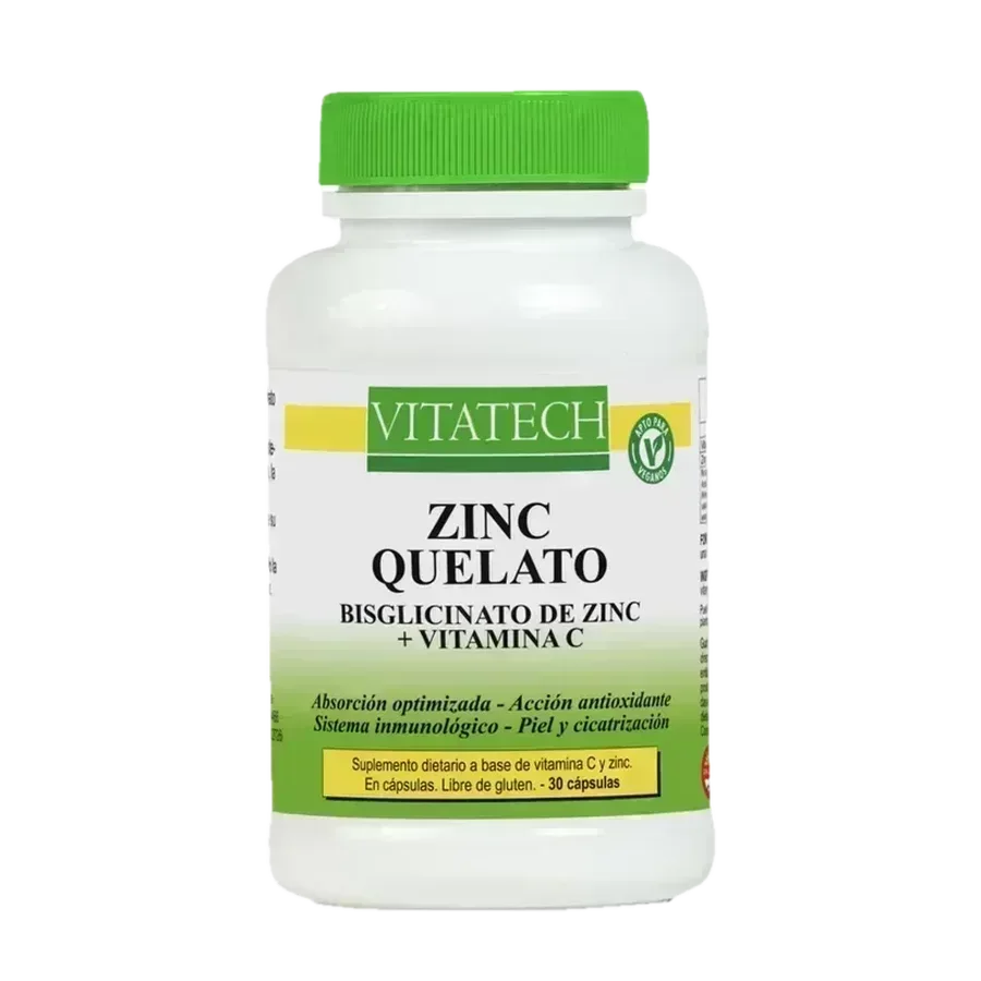 Vitatech Zinc Quelato + Vitamina C x 30 caps